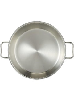 Korkmaz Low Casserole With Lid Silver 24x8cm  - Image 5