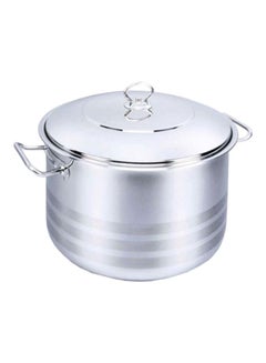 Korkmaz Casserole Pot With Lid Silver 33x50cm  - Image 1