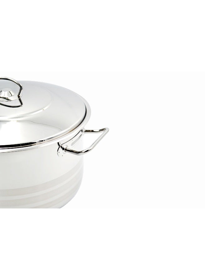 Korkmaz Mega Stainless Steel Casserole with Lid 50x33 65.0L | Silver - KA1952 Silver 33x50cm - Image 2