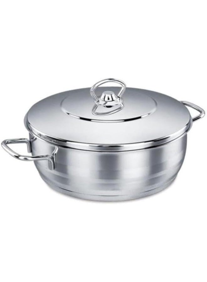 Low Casserole With Lid Silver 45x20cm - pnsku/N28671854A/45/_/1732199399/0cf2c8cf-4de3-48b5-8060-31eff417c47e