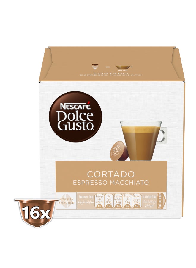 Dolce Gusto Espresso Coffee Capsules Cortado 6.3grams Pack of 16 - pnsku/N28676939A/45/_/1711715877/e184e5c8-d092-4b05-9d37-c82aff984d19