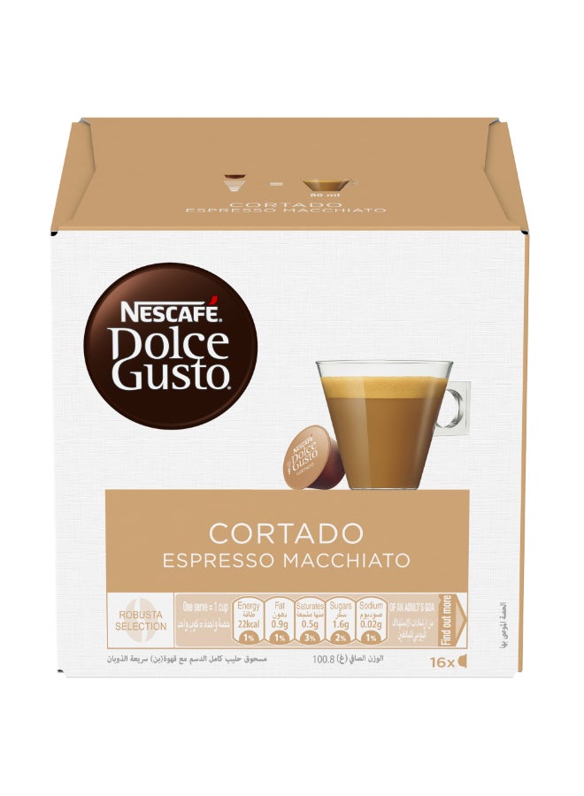 Dolce Gusto Espresso Coffee Capsules Cortado 6.3grams Pack of 16 - pnsku/N28676939A/45/_/1711715878/c9a2f038-6f77-4d02-a05c-a52a1b4c1150