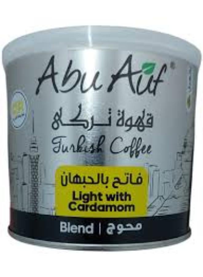 Abu Auf Turkish Coffee Light Roast With Cardamom 200grams