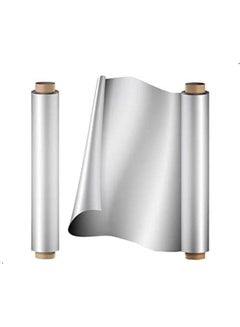 Aluminum Foil, 45cm × 600cm, Pack of 2 + Cling Film Gift Silver - pnsku/N28744756A/45/_/1732199190/adda62e6-51bf-455d-a95b-7f9be58e167a