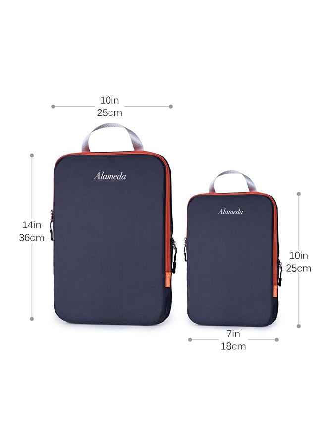Alameda Packing Cube Set 3Pcs For Travel, Compression Bags Organizer For Luggage/Backpack, Dark Grey  - Image 5