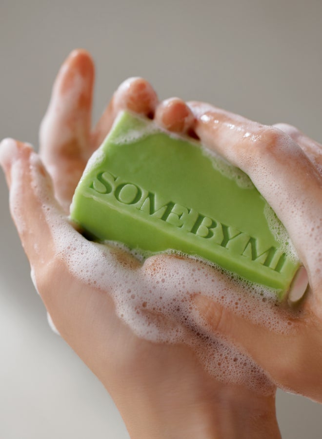 Some by Mi - Aha.Bha.Pha 30Days Miracle Cleansing Bar Green 106grams - Image 1