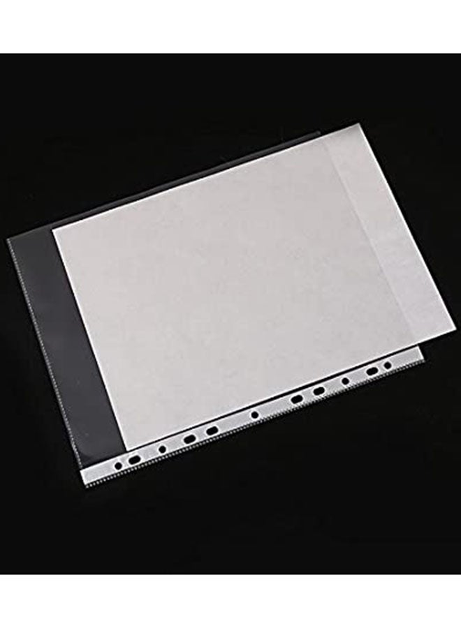 100 قطعة حامي ورق A4 شفاف - Image 2