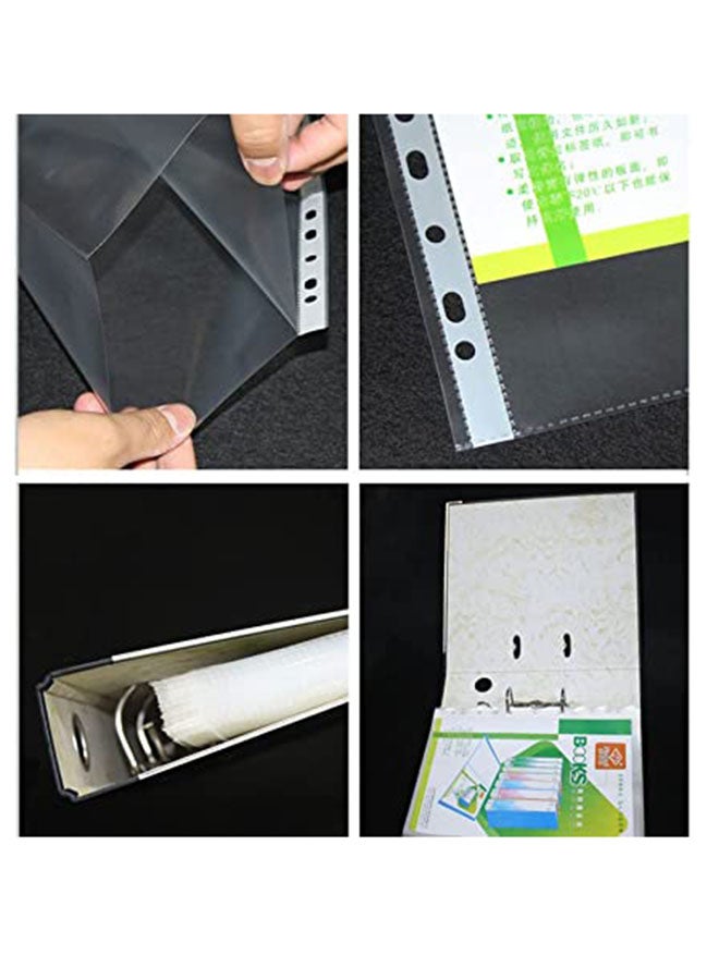 100 قطعة حامي ورق A4 شفاف - Image 3