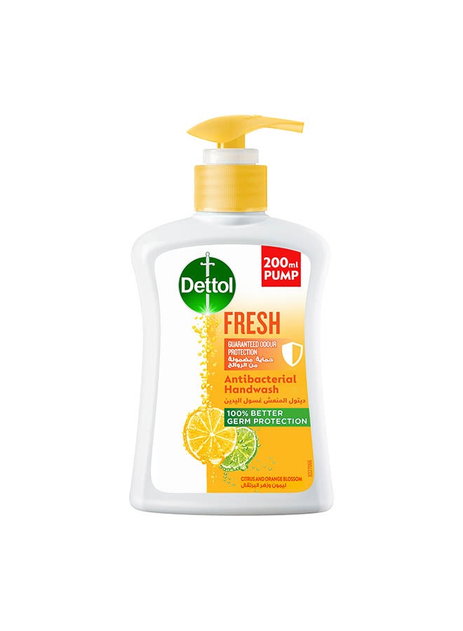 Citrus And Orange Blossom Fresh Anti Bacterial Liquid Hand Wash Pack of 2 200ml - pnsku/N28834605A/45/_/1716119711/587c5cdb-d233-42dd-acda-b6b468f79496