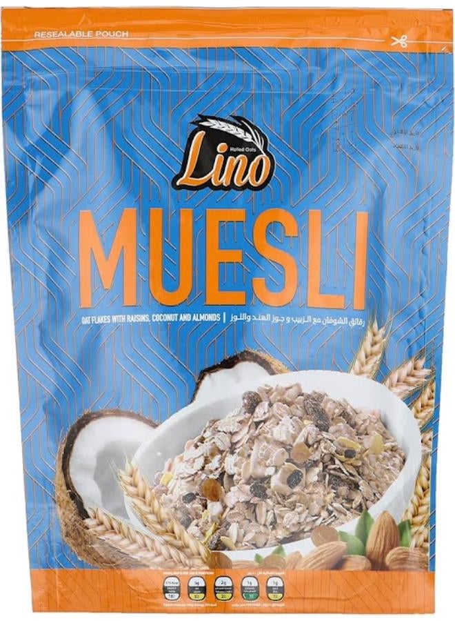 Lino Muesli Cocount And Almond 375grams