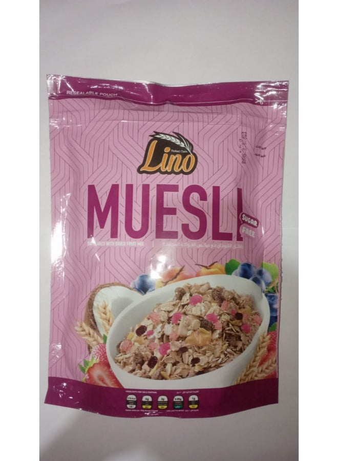 Lino Muesli Dried Fruits Whole Grain 375grams 