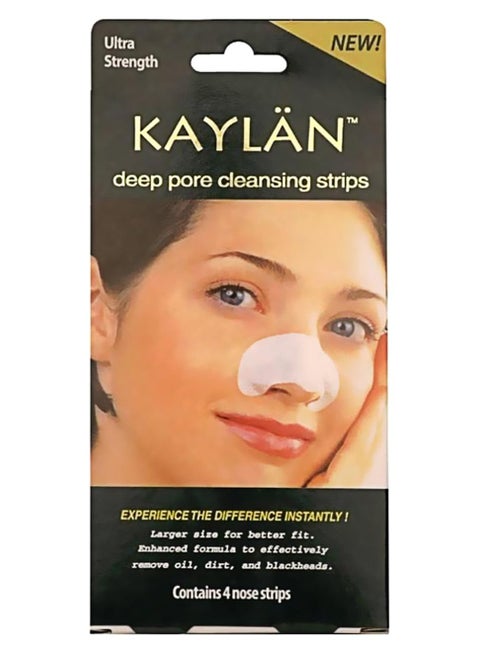 4-Piece Nose Cleansing Strip Set White