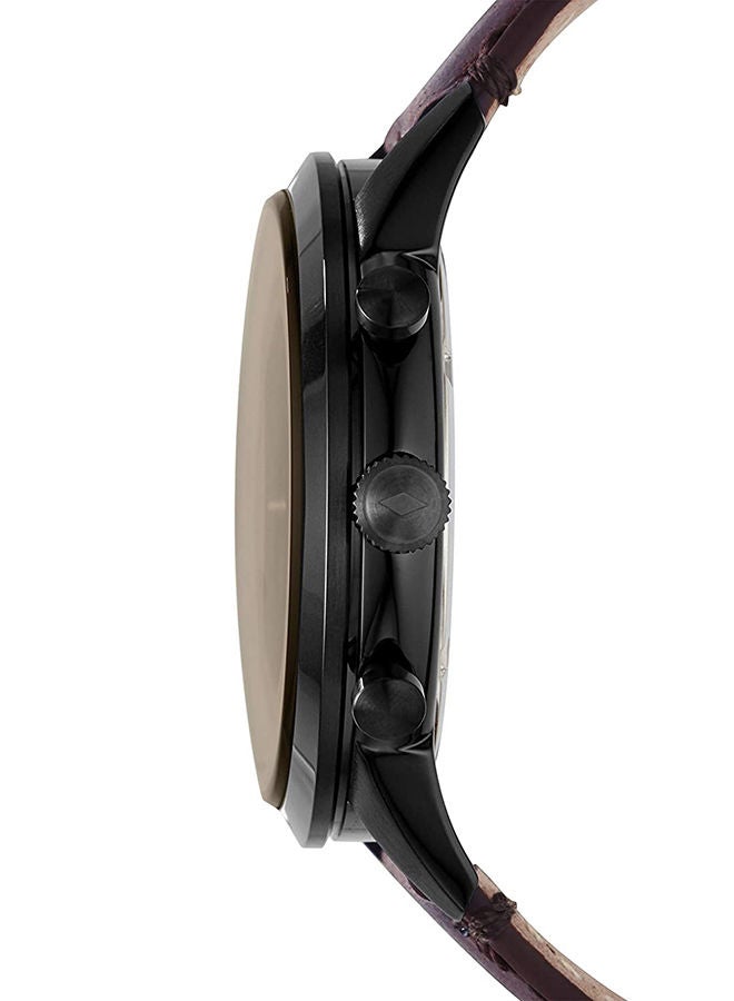 FOSSIL Men's Leather Analog Watch FS5437 - Image 4