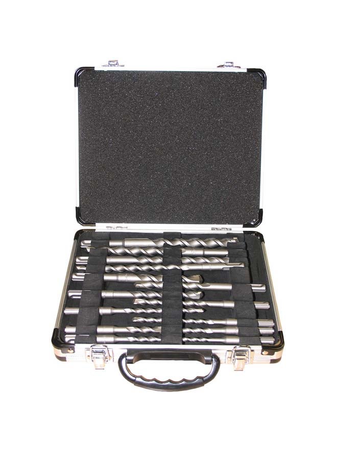 Makita - 14 pcs SDS-PLUS drill bit Adapted, Accessories for Rotary Hammers Black - Image 1