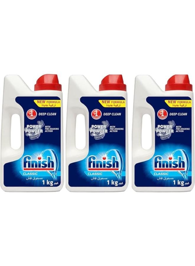 مسحوق منظف قوي لغسالة الأطباق عبوة من 3 - 3كيلوجرام
