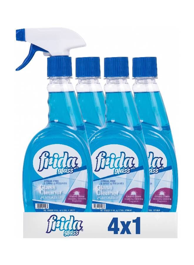 Glass Cleaner Pack of 4 - 600ml