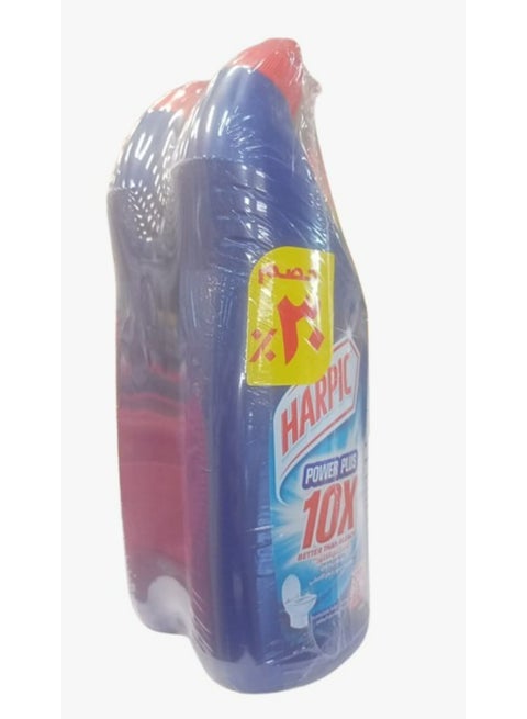 Power Plus Toilet Cleaner & Deodorizer 10x - Blue 700ml