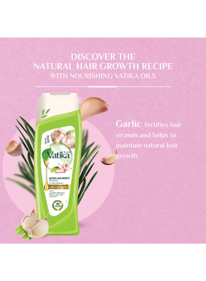 Dabur Naturals Spanish Garlic Natural Hair Growth Shampoo With Nourishing Oils For Weak And Falling Hair 200ml - Image 4