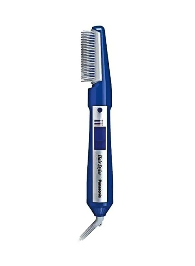 Panasonic 650W Blow Brush Hair Styler, 3 Speed Settings, Soft Pouch Blue/White - Image 1