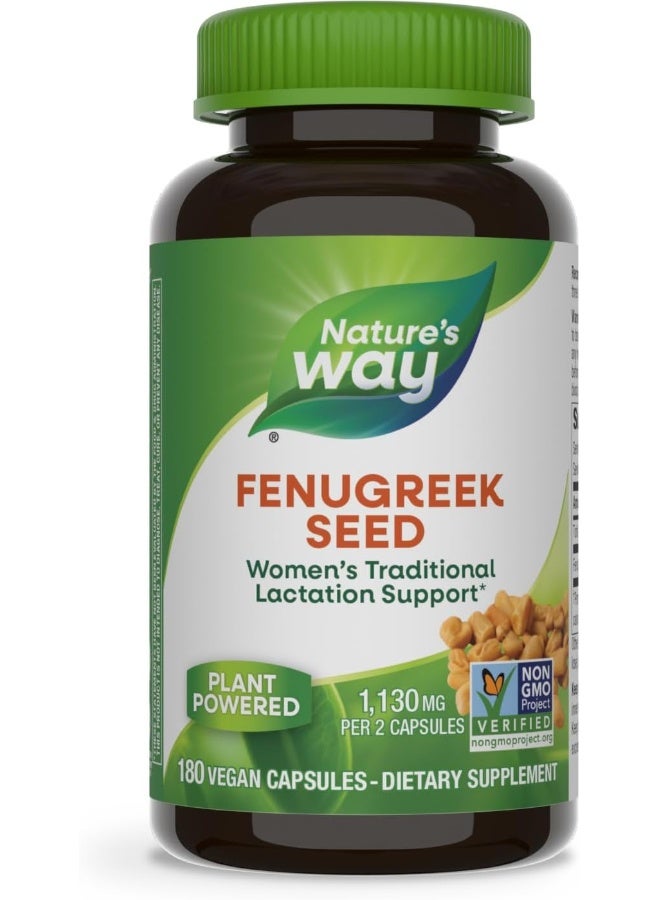 Fenugreek Seed 1130 mg - 180 Vegan Capsules Packaging May Vary - pnsku/N28907222A/45/_/1738654358/ccad3fda-e757-4099-8046-3f6a24329bb6