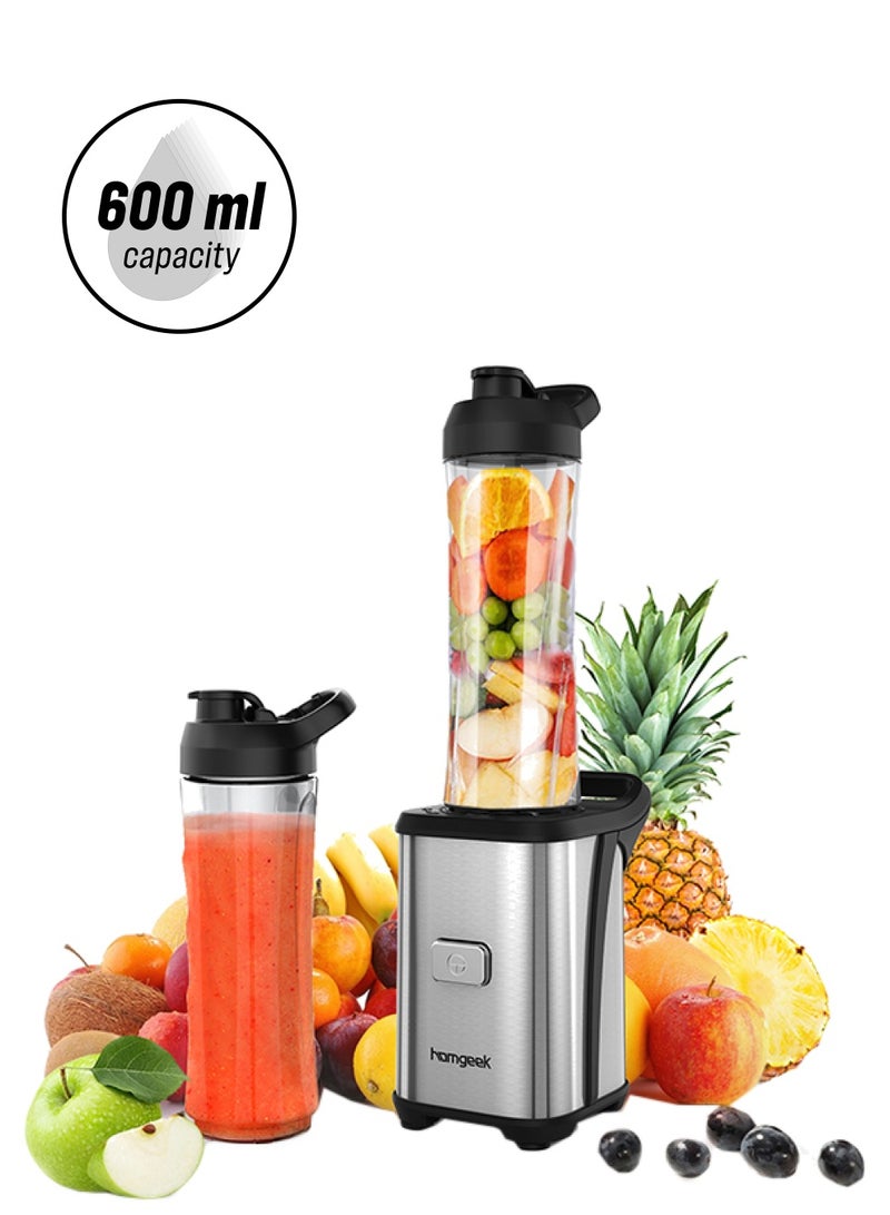 homgeek - 2 In 1 Fruit And Vegetable Juice Extractor 0.6 L GS-627 Multicolour - Image 1