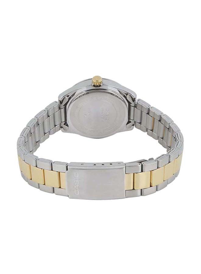 CASIO Women's Stainless Steel Analog Wrist Watch LTP-1302SG-7AVDF - 30 mm - Silver/Gold - Image 2