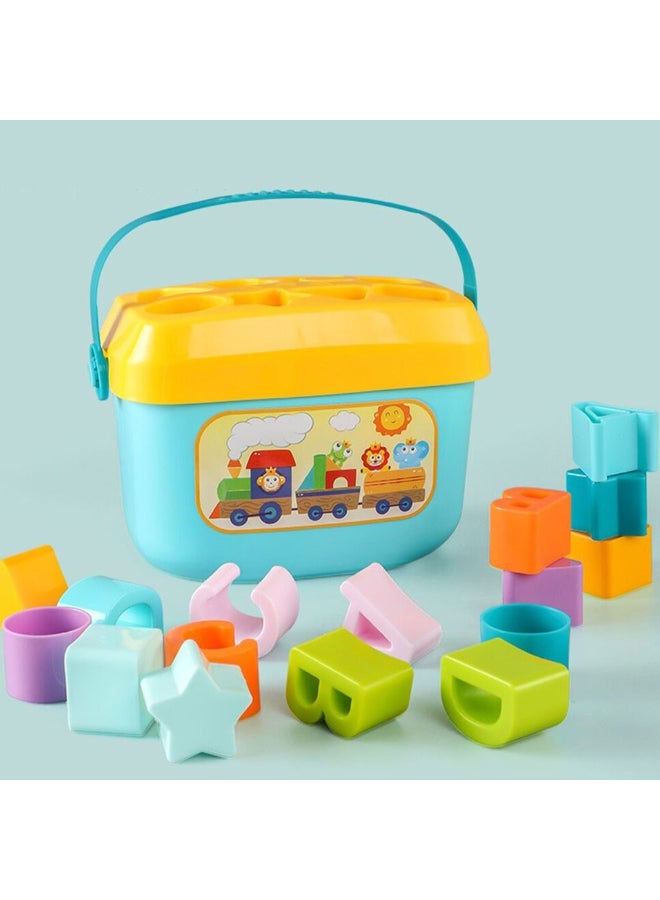 هوانجر لعبة مكعبات على شكل حروف الأبجدية للتعلم المبكر من 16 قطعة طراز PTTHPZ2T - Image 4