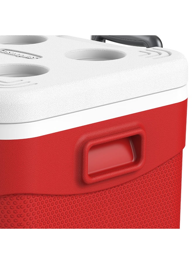 Cosmoplast - Keepcold Trolley Icebox With Wheels Red 45.0Liters - Image 1