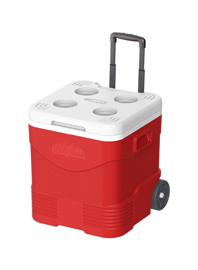 Cosmoplast - Keepcold Trolley Icebox With Wheels Red 45.0Liters - Image 1
