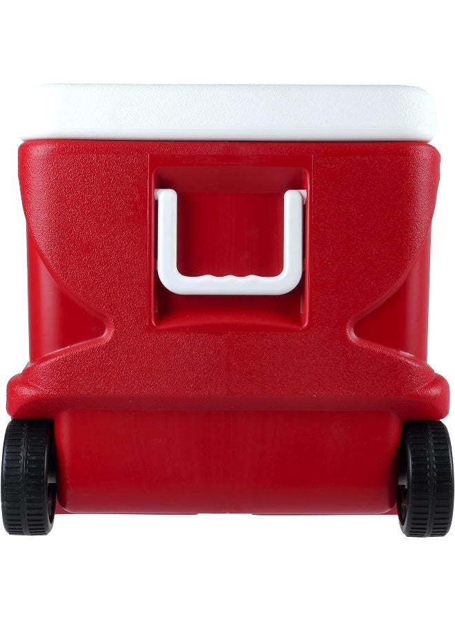 Cosmoplast - Keepcold Deluxe Icebox With Wheels Red 84.0Liters - Image 1
