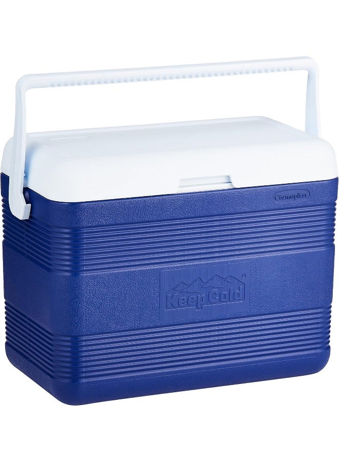 Cosmoplast Keep Cold Plastic Cooler Icebox Deluxe 30 Liters Blue 30.0Liters  - Image 1