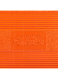 Cosmoplast Keep Cold Plastic Cooler Icebox Deluxe 30 Liters Orange 30.0Liters  - Image 5