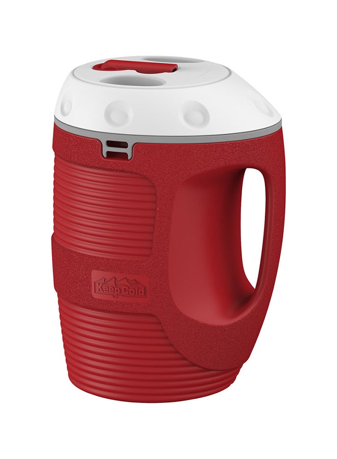 Cosmoplast Keepcold Thermal Jug With Strap Plastic 19 x 26 cm Red 1.8Liters  - Image 1
