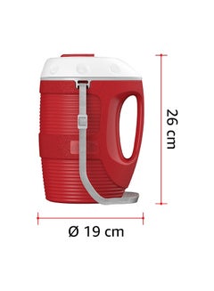 Keepcold Thermal Jug With Strap Plastic 19 x 26 cm Red 1.8Liters - pnsku/N28939527A/45/_/1733036721/24d7e341-6f34-4eb7-a6e7-2a5a5d53abbe