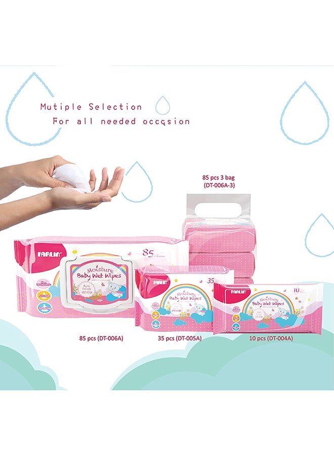 FARLIN - Pack Of 2 Anti Rash Wet Wipes Bag Thickest For Soft And Gentle Clean - Image 1