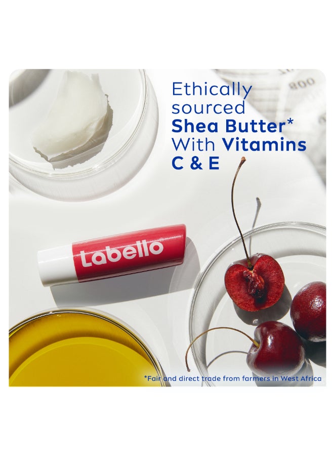 LABELLO Lip Care, Moisturizing Lip Balm, Cherry Shine, 4.8g - Image 4