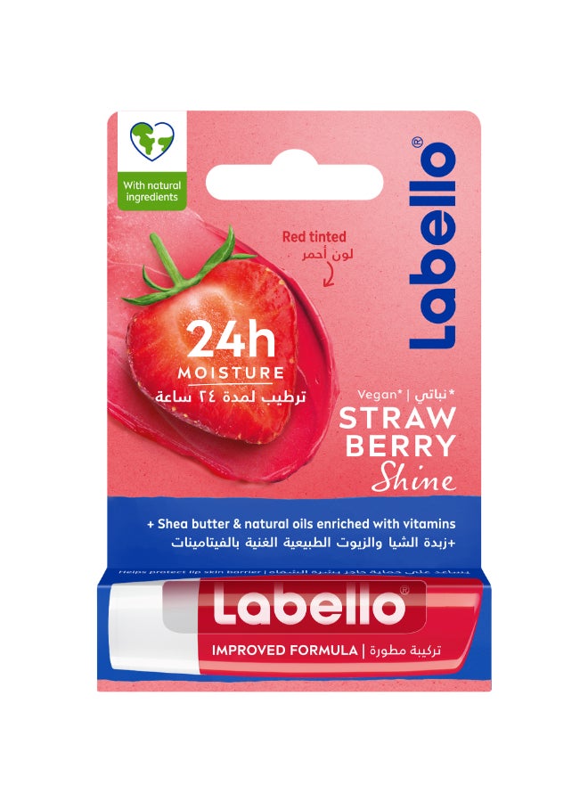 Labello - Strawberry Shine Lip Care 4.8grams - Image 1