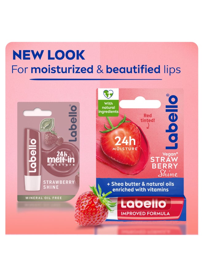 Labello - Strawberry Shine Lip Care 4.8grams - Image 1