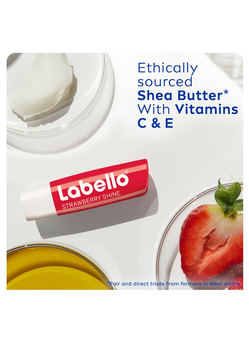 Labello Strawberry Shine Lip Care 4.8grams - Image 4