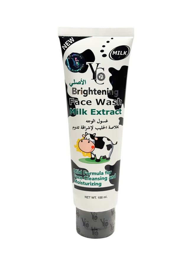 واي سي غسول الوجه المبيض بخلاصة الحليب 100ملليلتر