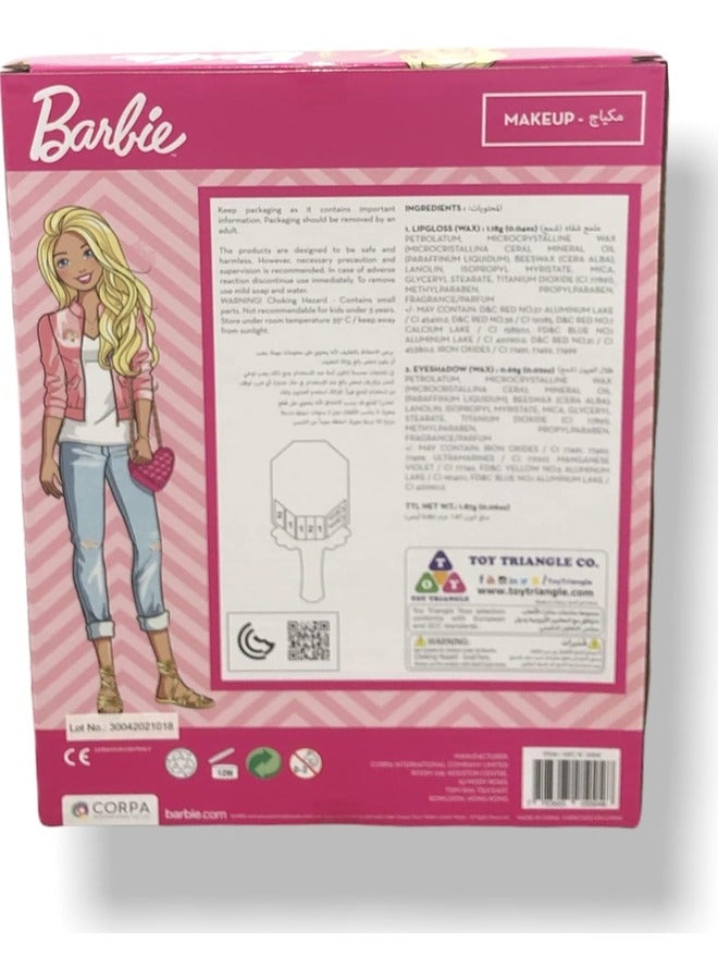 Barbie Hand Mirror With Cosmetics In A Box 28x4.5x22cm - Image 4