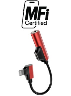 RUMANLE Lightning Splitter Adapter Red/Black  - Image 1