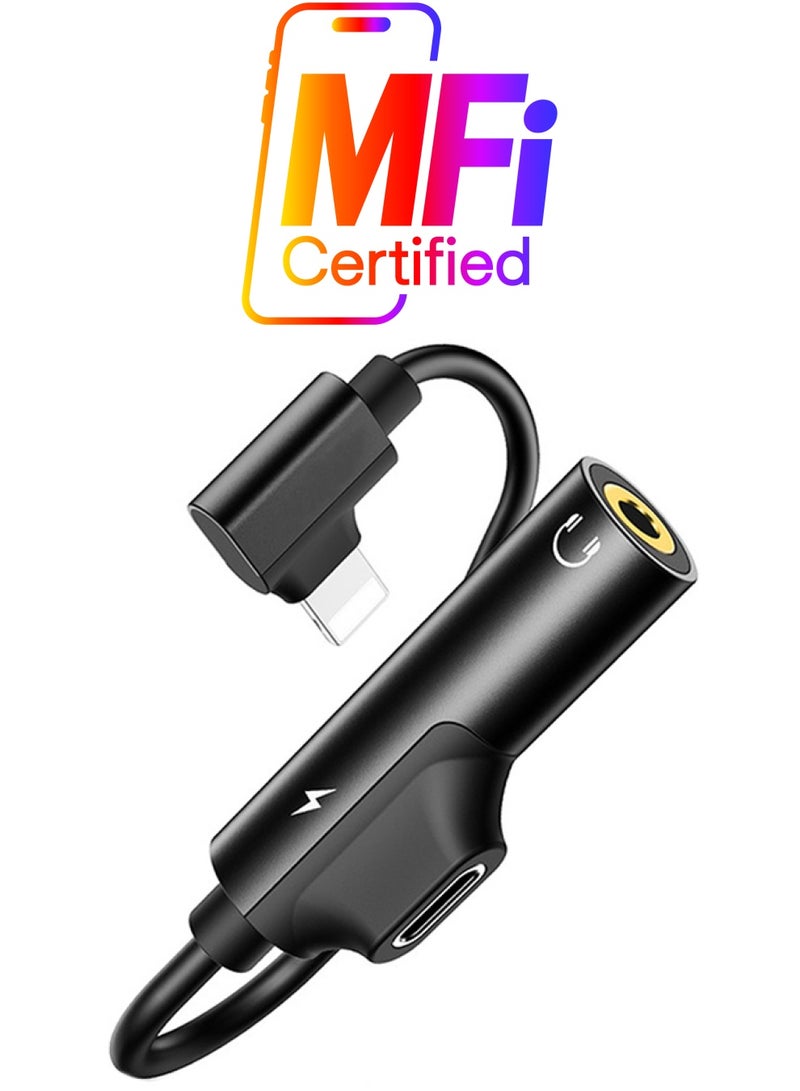 Lightning Splitter Adapter Black