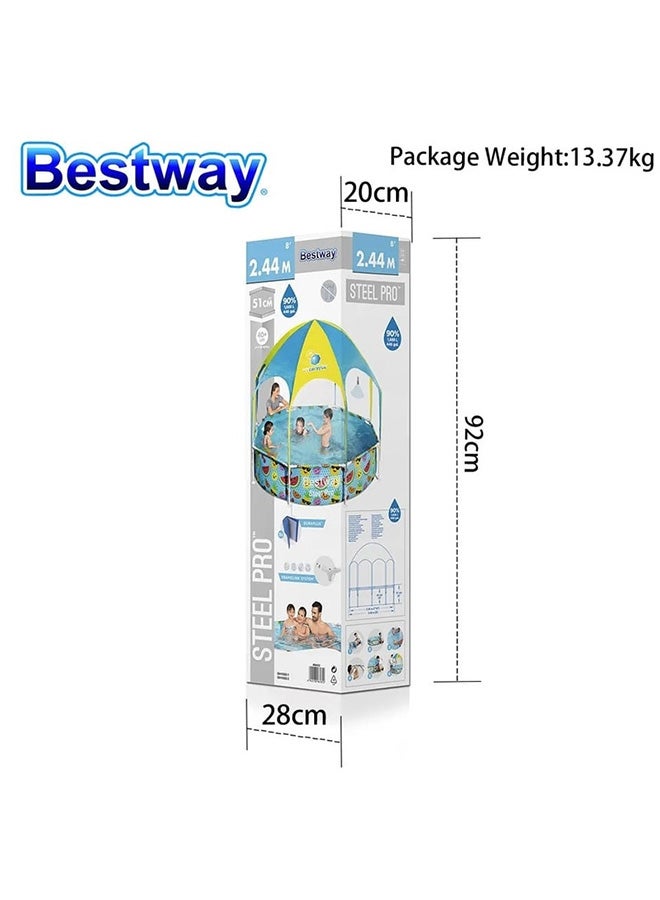 Bestway - Steel Pro Ground Pool 2.44m x 51cm - Image 1