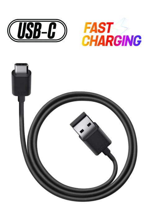 Type-C Data Sync And Charging Cable Black