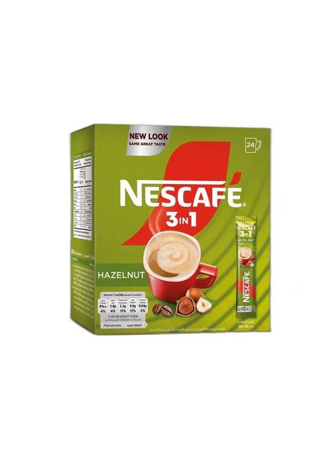 3-In-1 Hazelnut Coffee 18grams Pack of 24