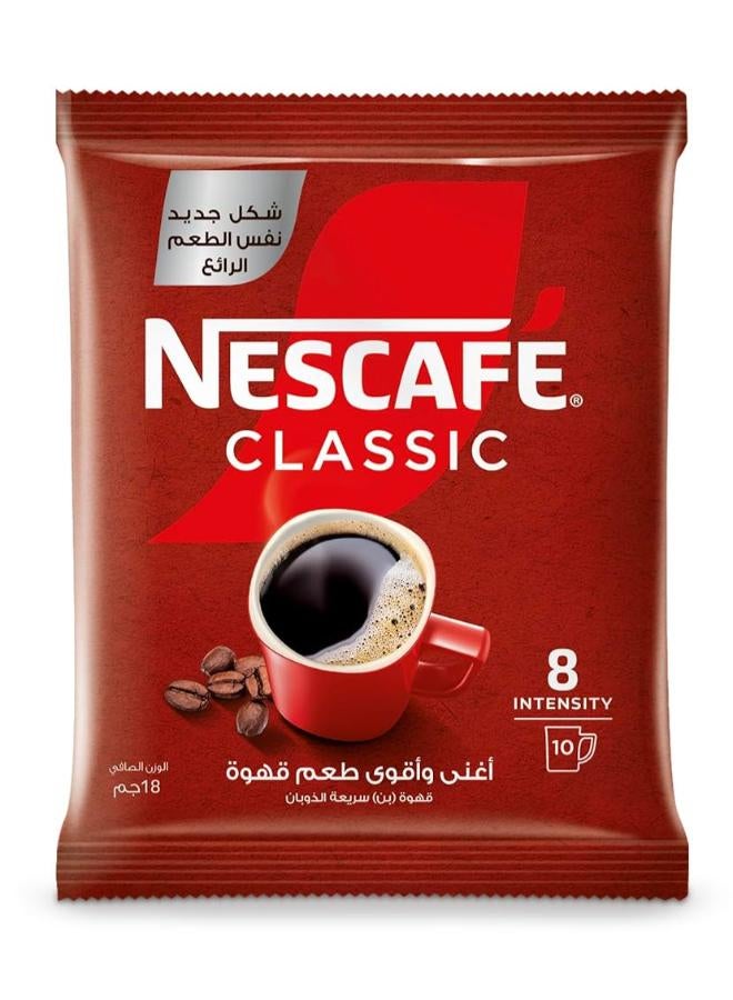 Nescafe Classic Instant Coffee Pouch 18grams 