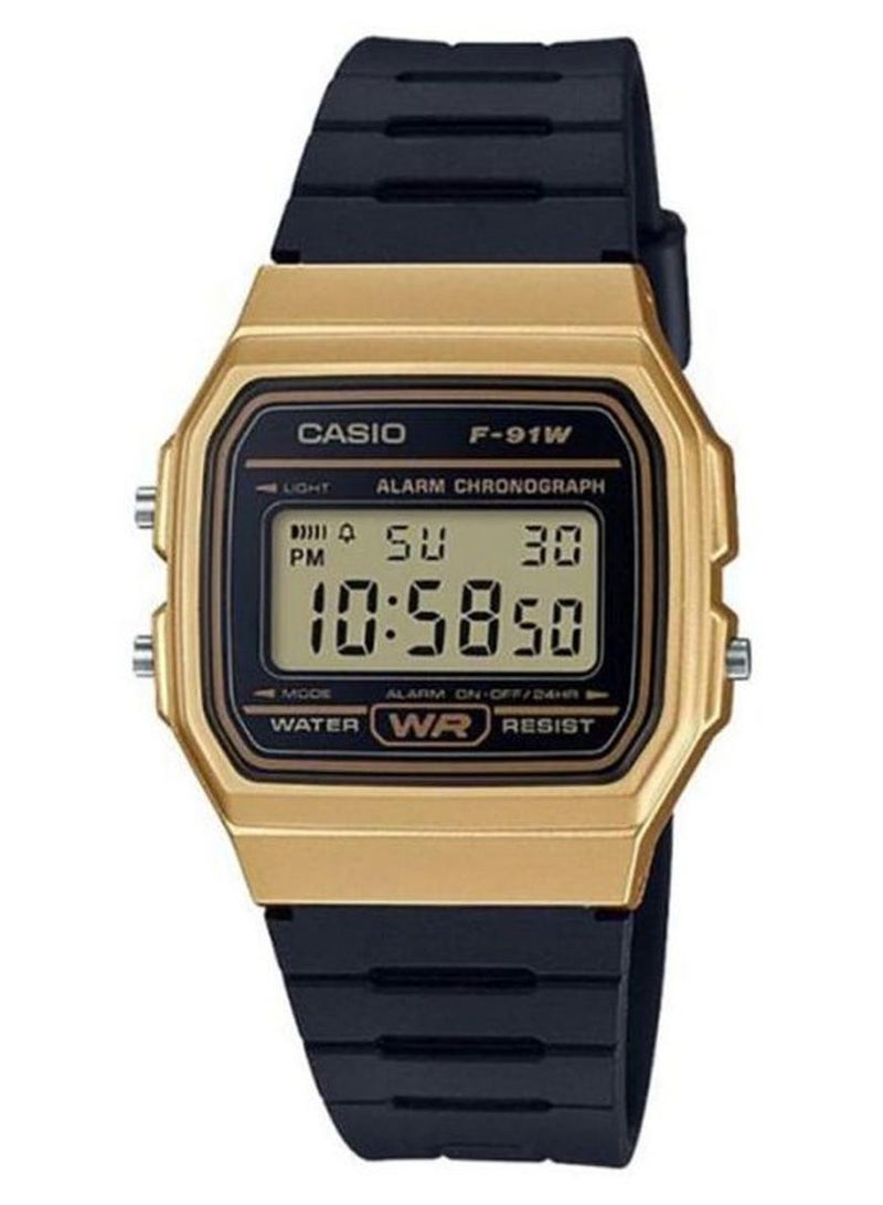 CASIO Men's Vintage Series Digital Watch F-91WM-9ADF - 38 mm - Black - Image 1
