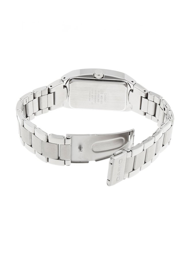 كاسيو ساعة يد إنتايسر بعقارب مقاومة للماء طراز LTP-1165A-1C2DF - 33 مم - فضي للنساء - Image 5