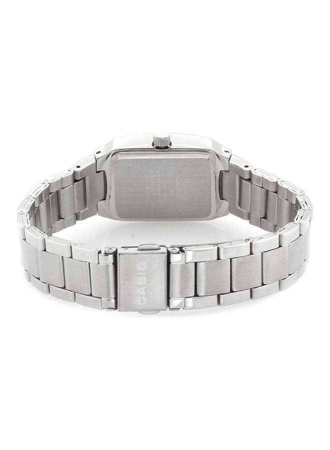 كاسيو ساعة يد إنتايسر بعقارب مقاومة للماء طراز LTP-1165A-1C2DF - 33 مم - فضي للنساء - Image 2